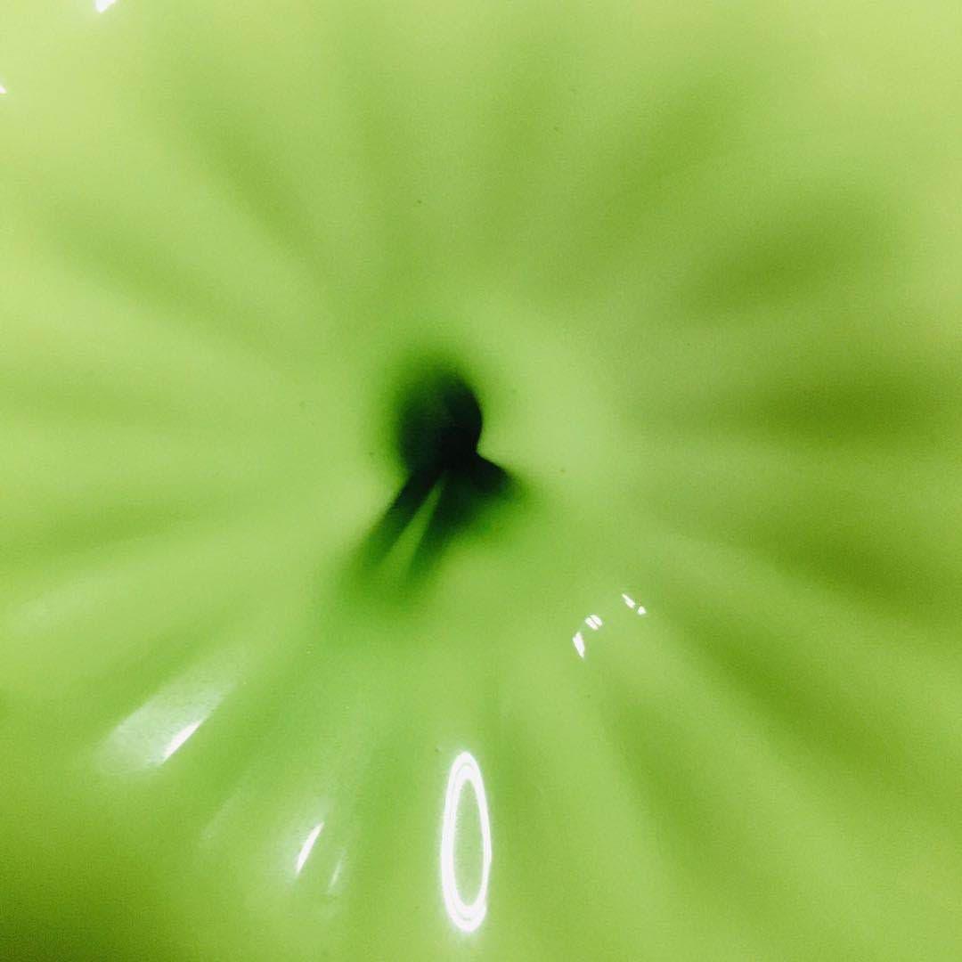 Murano Glass Wall Plates Emerald Green With Red Edge